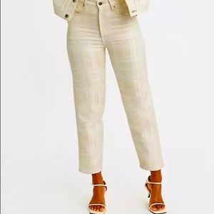 $228 NWT Levi’s Column Taper Women’s W32 Made & Crafted Japan Summer Jeans